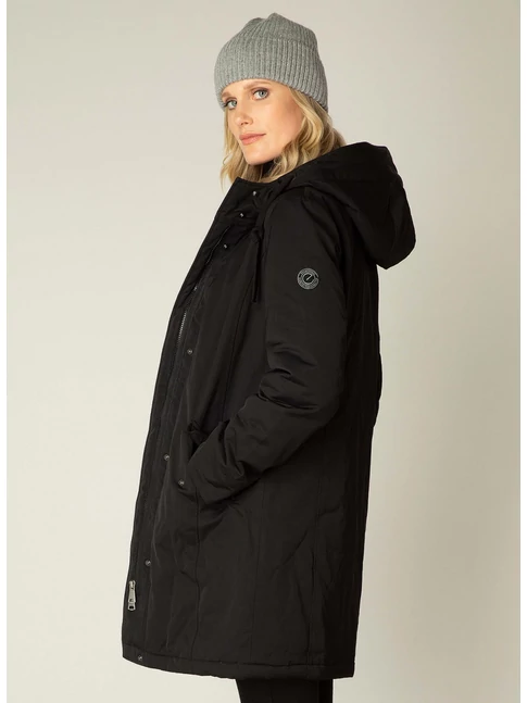 Meredith kabát - fekete plus size kabát