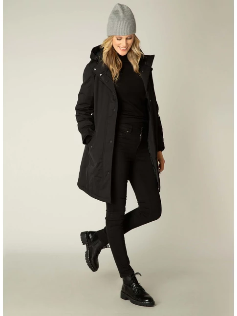 Meredith kabát - fekete plus size kabát
