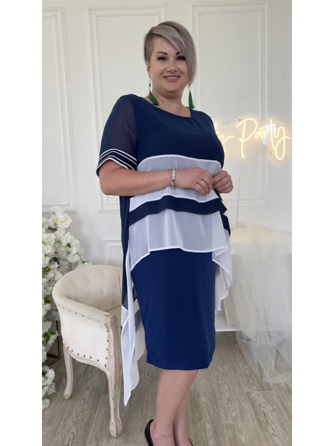 TRÓJA RUHA - PLUS SIZE MAT FASHION FÉLALKALMI RUHA