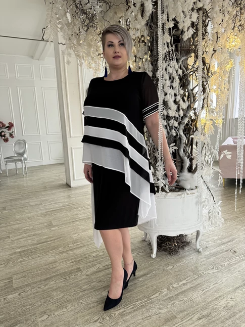 ATHÉN RUHA - PLUS SIZE MAT FASHION FÉLALKALMI RUHA