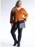 Charlotte tunika - plus size mintás tunika