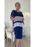 TRÓJA RUHA - PLUS SIZE MAT FASHION FÉLALKALMI RUHA