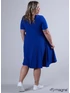 NAUR RUHA - PLUS SIZE KARCSÚSÍTOTT RUHA