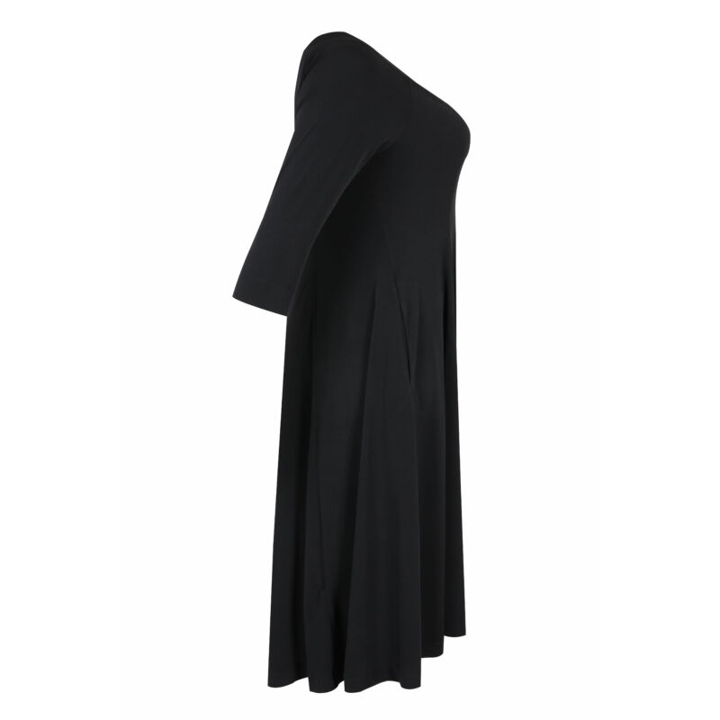 Mirtill ruha - molett fekete ruha