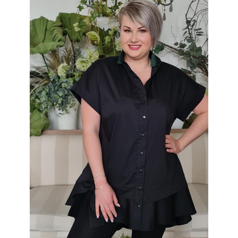 FIORIN - KIRÁLYKÉK PLUS SIZE ING TUNIKA