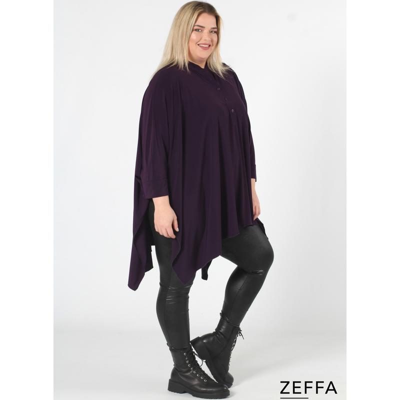 RÓMA - LILA SZÍNŰ OVERSIZE FAZONÚ TUNIKA