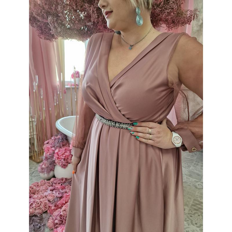 TRACY RUHA - PLUS SIZE KARCSÚSÍTOTT ÖRÖMANYA ÉS ALKALMI RUHA