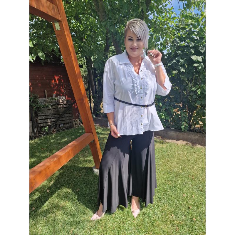 TIFANY BLÚZ - NAGYMÉRETŰ ALKALMI FEHÉR ING